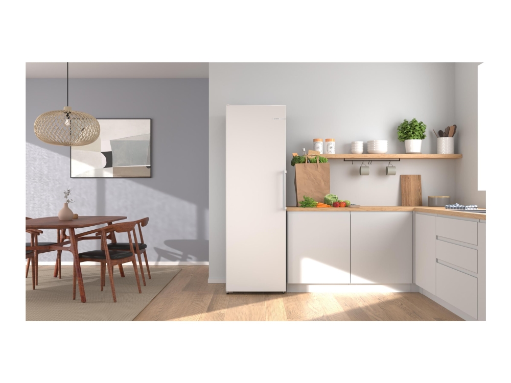 Bosch Serie | 4 KSN36VWDG - Køleskab - Wi-Fi - bredde: 59.5 cm - dybde: 66.3 cm - højde: 186.2 cm - 402 liter - Klasse D - hvid