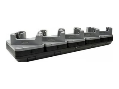 Zebra - Håndholdt opladningsstander + batterioplader - til enheder uden robuste støvler - output-stikforbindelser: 5 - 19