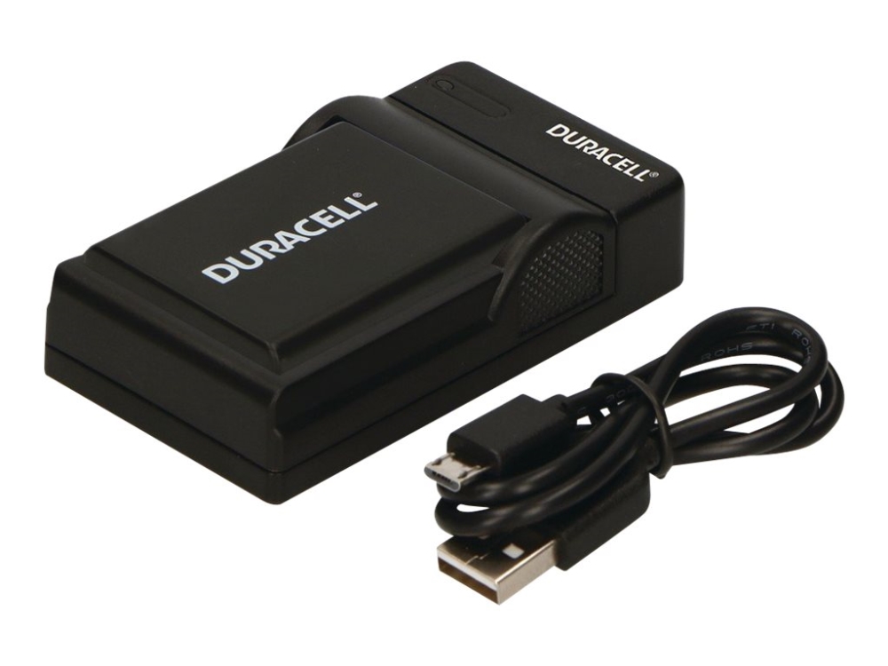 Duracell - Usb-Batterioplader - Sort - For Nikon D3200, D5100, D5200, D5300, D5500, D5600, Df Coolpix P7000, P7100, P7700, P7800