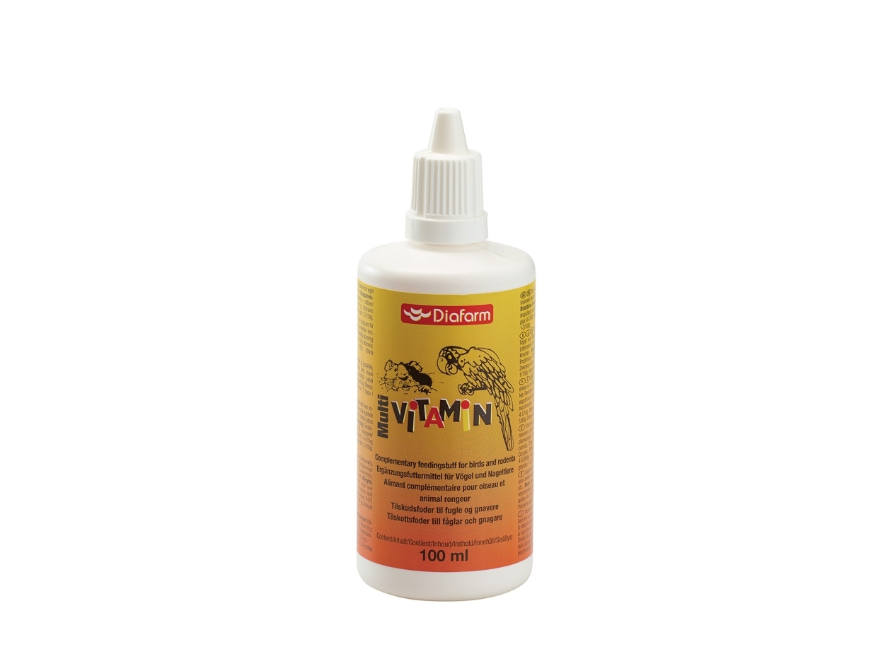 Diafarm Multivitamin t/fugle og gnavere, 100 ml