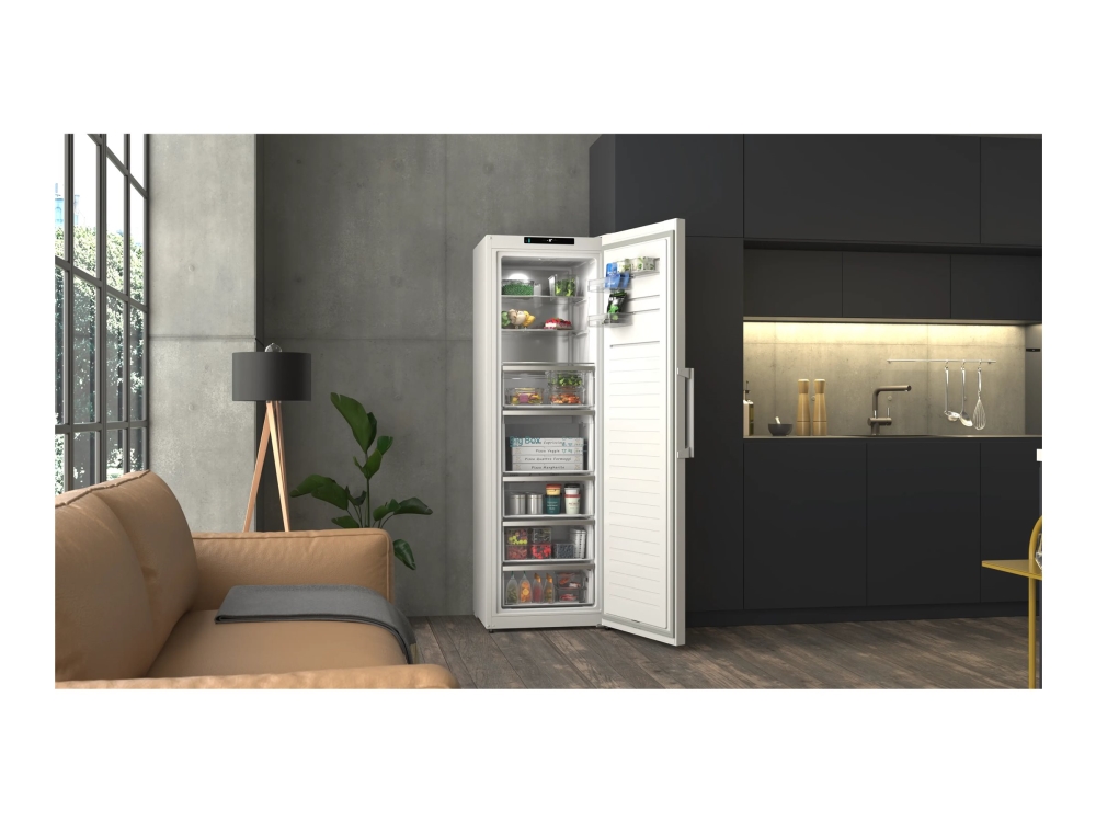 Siemens iQ300 GS36NVWDG - Fryser - stående - Wi-Fi - bredde: 59.5 cm - dybde: 66.3 cm - højde: 186.2 cm - 334 liter - Klasse D - hvid