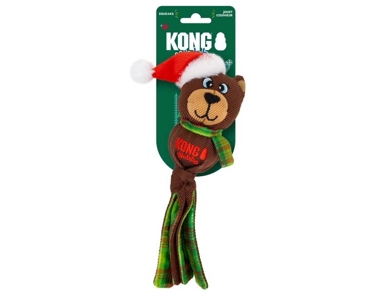 Kong Holiday Wubba® RB Hundelegetøj, flerfarvet, S
