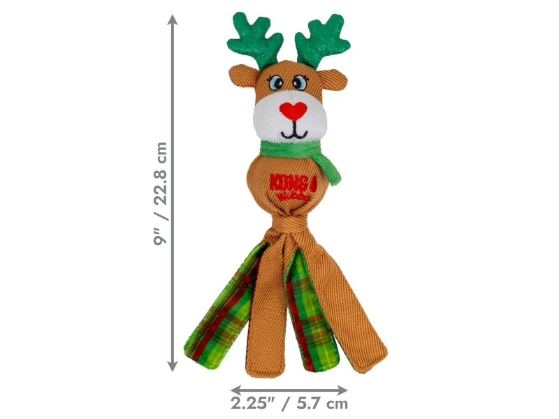 Kong Holiday Wubba® RB Hundelegetøj, flerfarvet, S