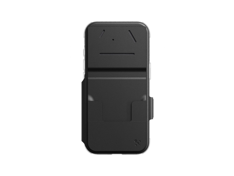 Amazingthing Titan Pro Lens Flip Set Iphone 18 Pro Max Case With Wallet, Magsafe Compatible - Black