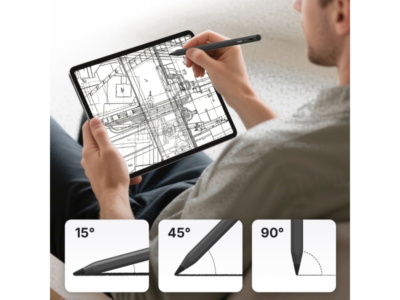 Metapen A8 V4 Active Stylus for iPad USB-C - Black