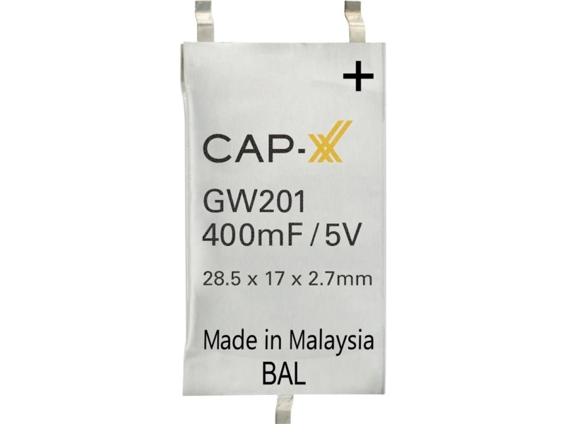 Cap-Xx Gw201f Super Cap-Kondensator 400 Mf 5 V 1 Stk Æske