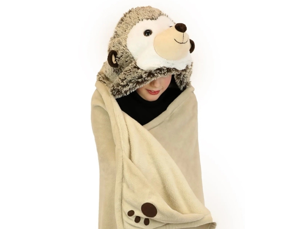 "Jezyk" Hooded Blanket For Children, 130X100 Cm