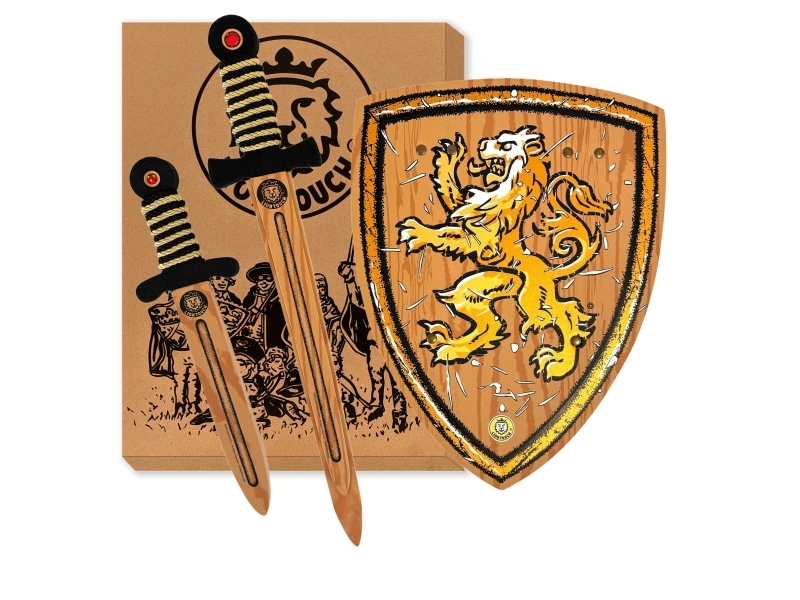 Impulse Toys Woodylion Set (Sword, Shield And Dagger)