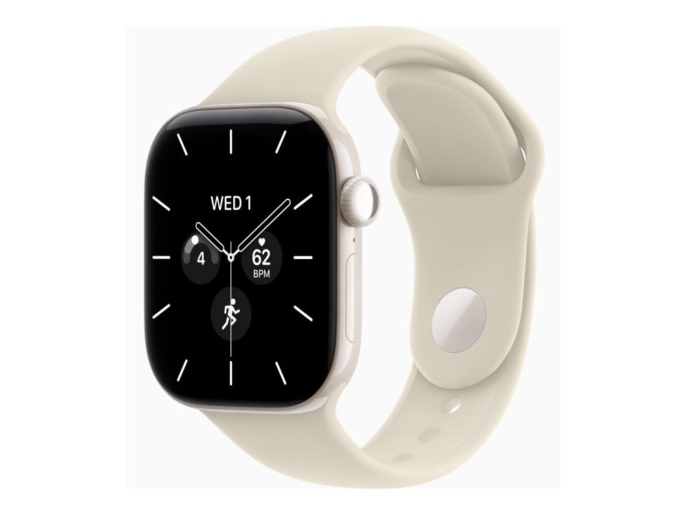 Apple Watch Series 12 Smartwatch 42 Mm Gps + Cellular, Sand Sportarmband S/M