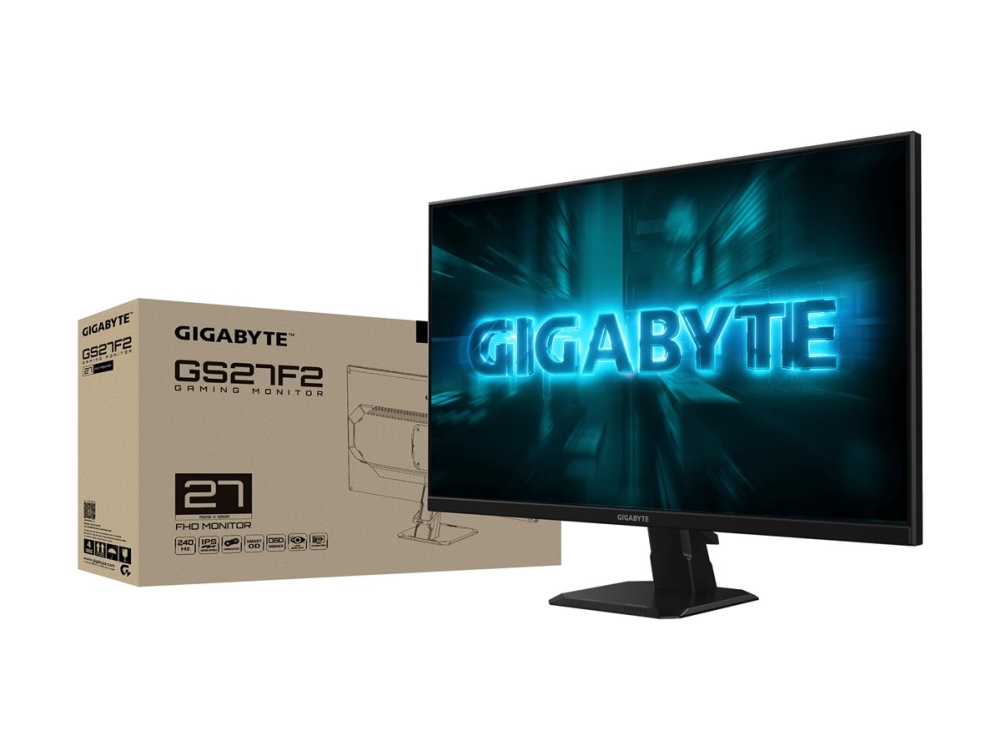 Gigabyte Gs27f2 - Led-Monitor – Gaming – 27" – 1920 X 1080 Full Hd (1080P) Bei 240 Hz – Ss-Ips – 300 Cd/M² – 1000:1 - Hdr10 – 1 Ms – 2Xhdmi, Displayp