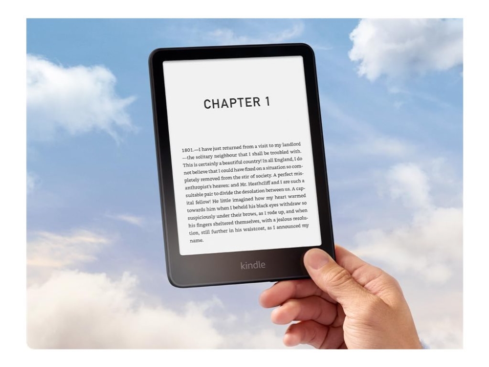 Amazon Kindle Paperwhite - 12. generation - eBook læser - 16 GB - 7 monokrom Paperwhite - touch screen - Bluetooth, Wi-Fi - sort - ad‑supported