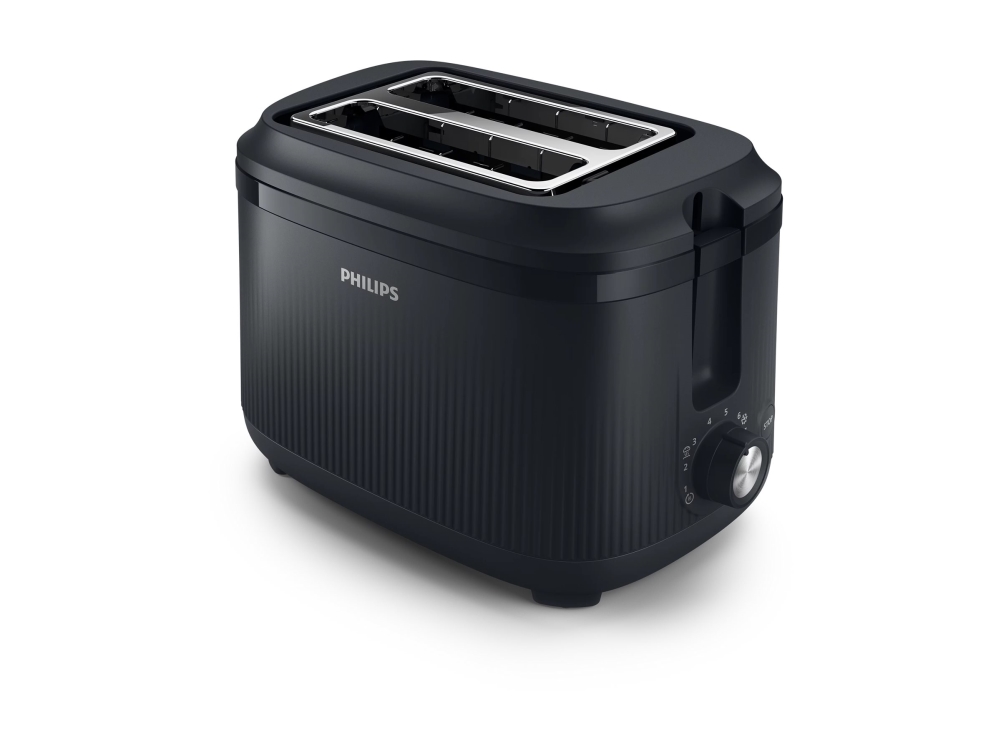 Philips 3000 series HD2511/90, 2 skive(r), Sort, Plast, Knapper, Dreje, 830 W, 220-240 V