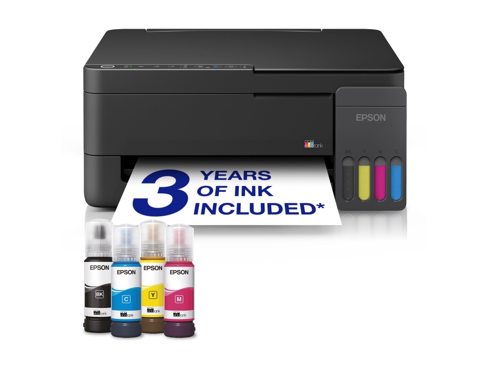 Epson Ecotank L3350, Tintenstrahl, Farbdruck, 5760 X 1440 Dpi, A4, Direktdruck, Schwarz