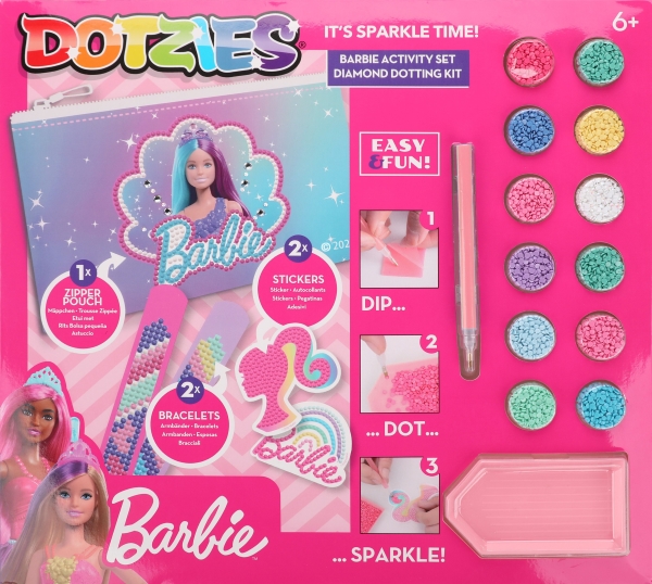 Diamond Dotz Barbie Activity Diamentowa Mozaika Zestaw Dtz10011