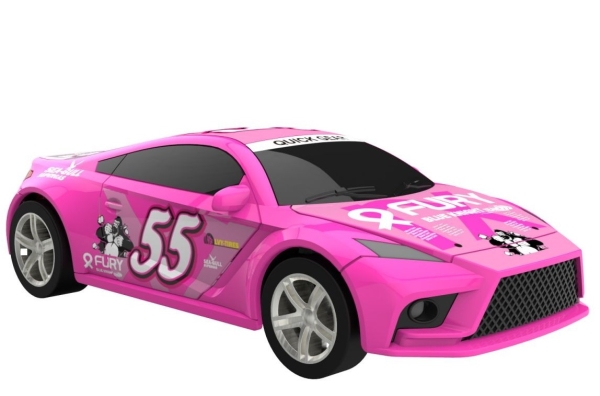Joysway Superfun Fury 55 Peach Racer Car