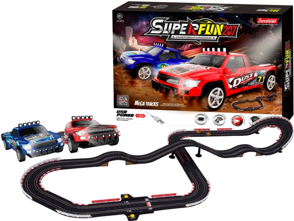 Joysway Superfun 207 Rennbahn 600 Cm 1:43, Usb
