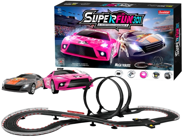Joysway Superfun 301 Rennbahn 534 Cm 1:43, Usb