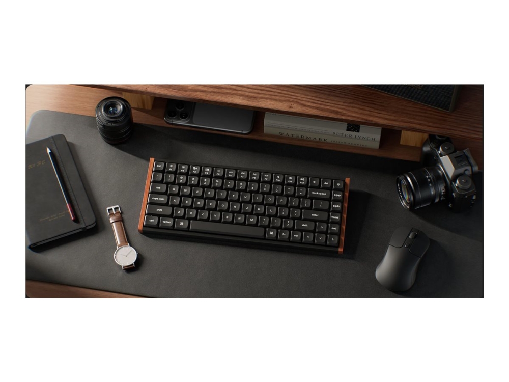 Keychron K3 Ultra - Tastatur - Qmk/Via, Custom Mechanical, Fully Assembled, Low-Profile - 75% - Baggrundsbelyst - Trådløs - Usb, Bluetooth 5.2, 2.4 G