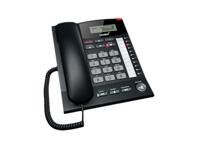 Insmat Jablocom Essence, Analoges Telefon, Kabelgebundenes Mobilteil, Freisprecheinrichtung, 7500 Eintragungen, Anrufer-Identifikation, Schwarz