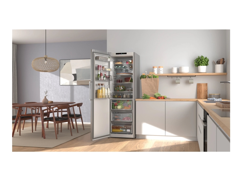 Bosch Serie | 4 KSN36VLDG - Køleskab - Wi-Fi - bredde: 59.5 cm - dybde: 66.3 cm - højde: 186.2 cm - 402 liter - Klasse D - rustfritstål look
