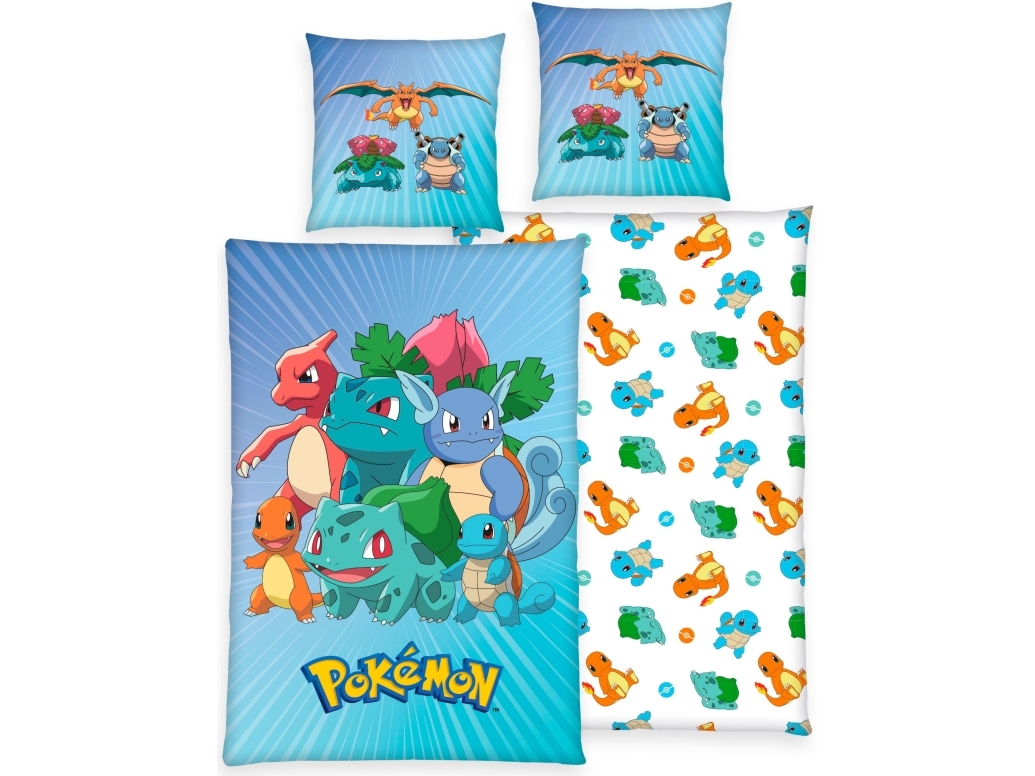 Pokémon-Bettwäsche ? 135 X 200 Cm ? 100 % Baumwolle