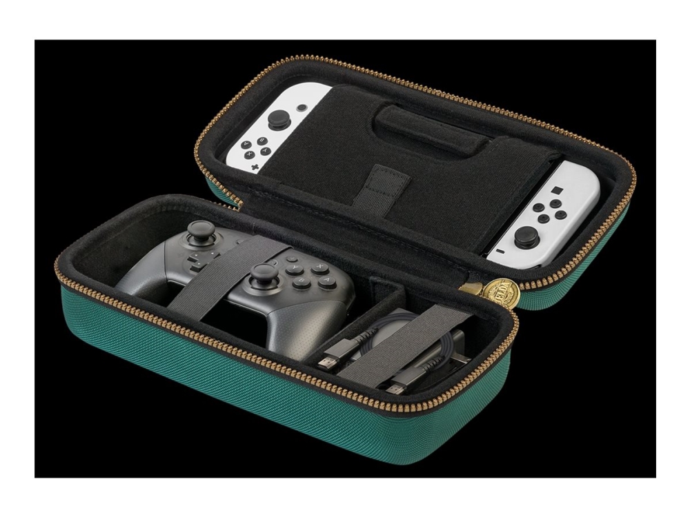 Nacon - Zelda Tears Of The Kingdom - Bæretaske - Grøn - For Nintendo Switch