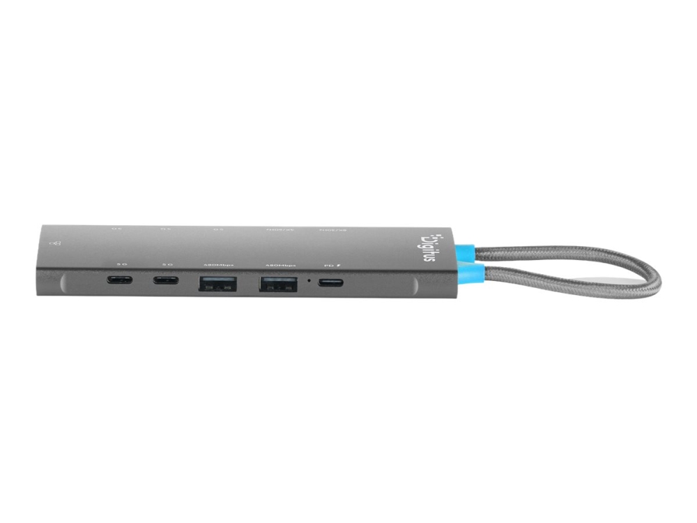 Digitus Usb-C Docking Station, 11-Port, Universal, Usb Typ-C, Grau