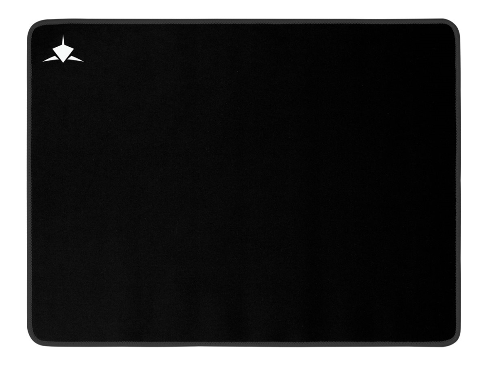 White Shark Gmp-2101 Black Knight, Schwarz, Monochromatisch, Gummi, Textil, Gaming-Mauspad