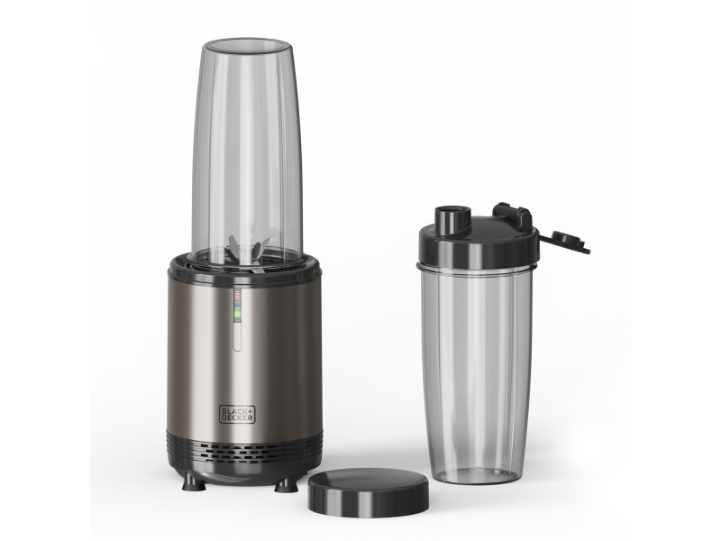 Black+Decker Bxjba1203e Smoothie-Maker 1000 W + 2 Flaschen + 2 Deckel