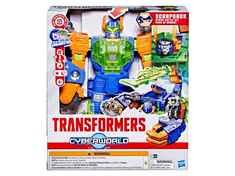 Transformers Cyberworld Scorponok Strike Battle Actionfigur 35 Cm