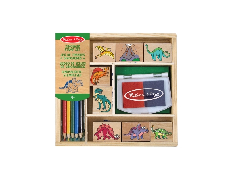 Amigo Spiel Und Freizeit Mac Dinosaurier Holzstempelset - Image 6