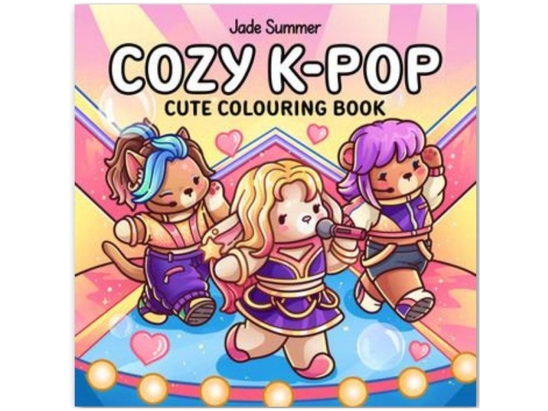 Malbuch: Cozy K-Pop