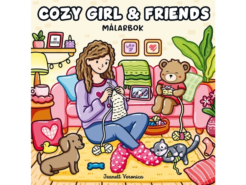 Malbuch: Cozy Girl &Amp Friends