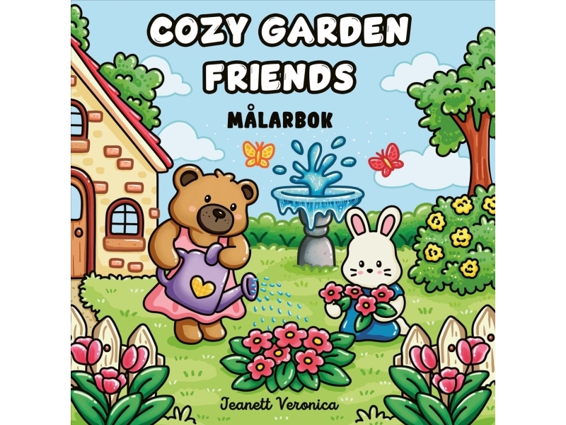 Målarbok : Cozy Gardening