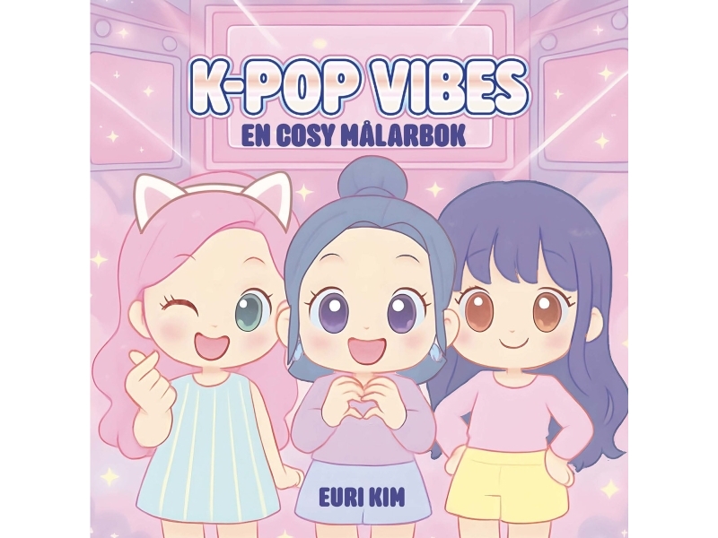 Målarbok : Cozy K-pop vibes