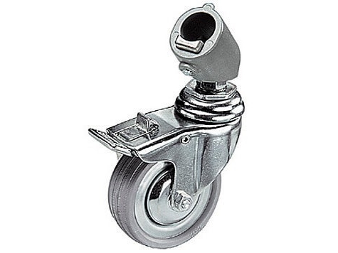 Manfrotto Rollen Mit Bremse Für Stativ, Ca. 75 Mm, Für 22 Mm