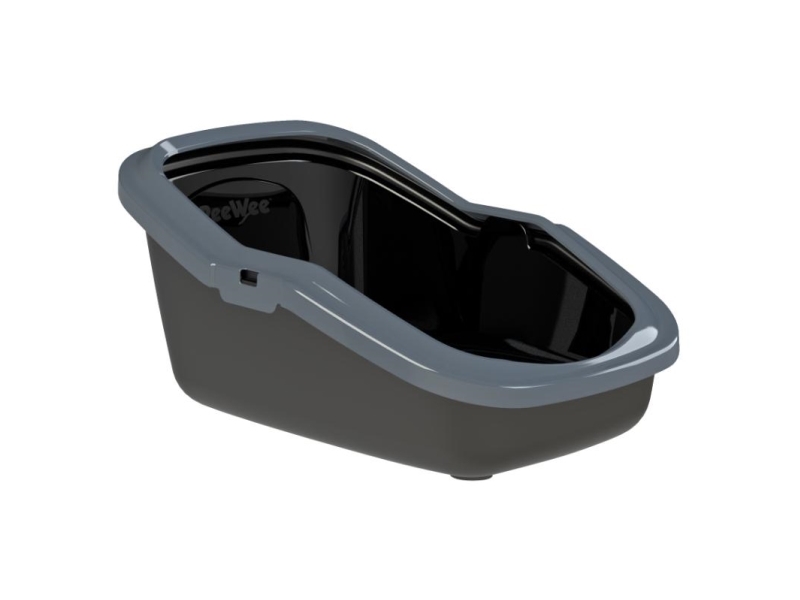 Peewee Ecominor Litter Tray, Black/Antracitgrey