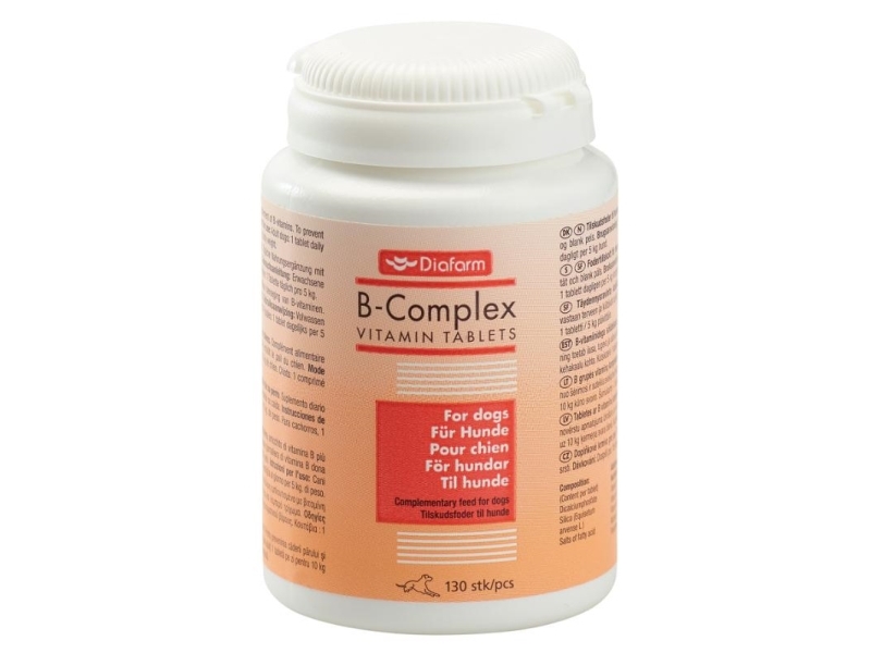 Diafarm B-Vitaminer Til Hund, 130 Stk.