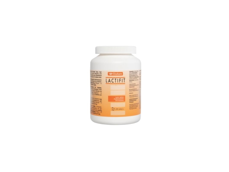 Diafarm Lactifit mælketabletter t/kat, 250 stk