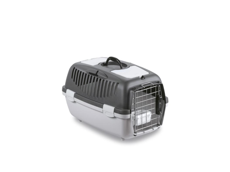 Stefanplast Gulliver 2 Delux Transport Cage, Grey/Grey, 55X3