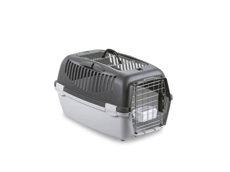 Stefanplast Gulliver 3 Delux Top Free Transport Cage, Grey/G