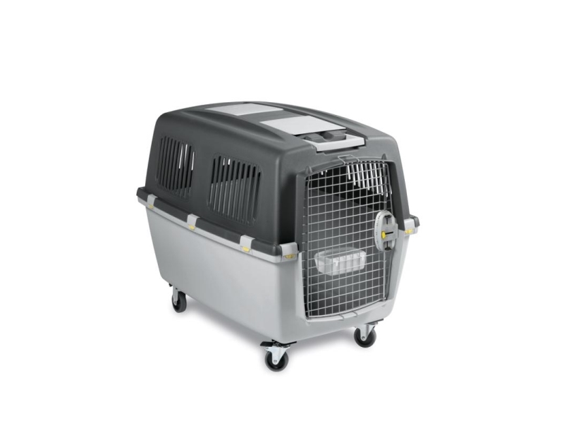 Stefanplast Gulliver 6 Iata Transport Cage, Grey/Grey, 92 X
