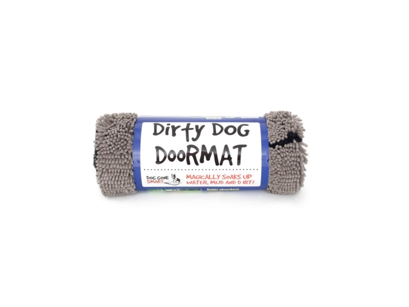 Dog Gone Smart Dirty Dog Doormat, Medium, 79X51cm, Grey