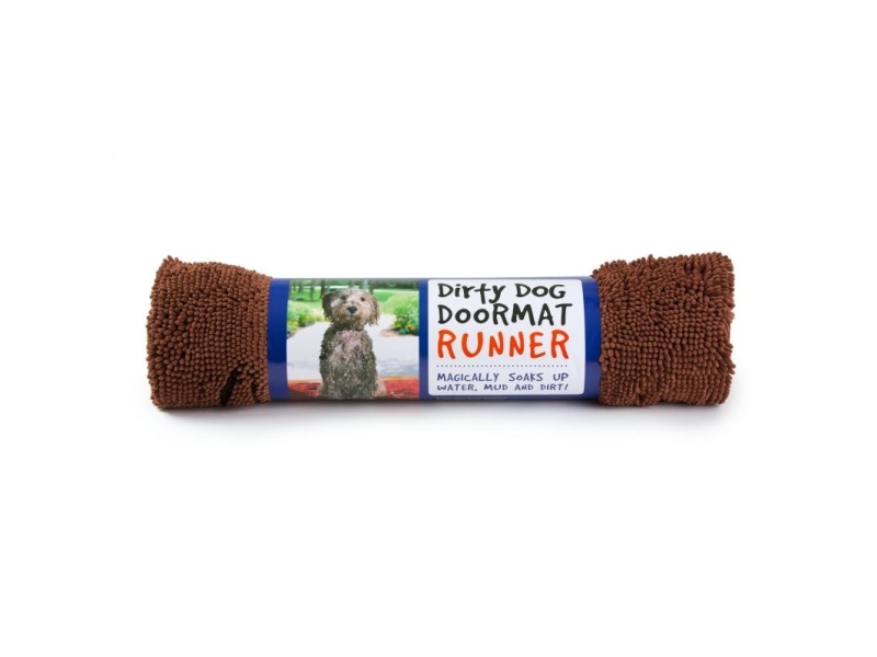 Dog Gone Smart Dirty Dog Doormat, Runner, 152X76cm, Brown