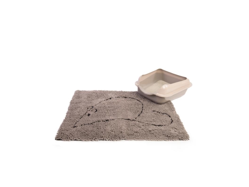 Dog Gone Smart Cat Litter Mat, Large, 89X66cm, Grey