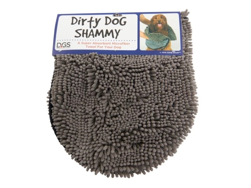 Dog Gone Smart Dirty Dog Shammy, Grey