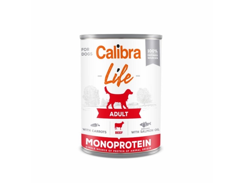 Calibra Calibra Dog Life Adult Beef With Carrots 400G