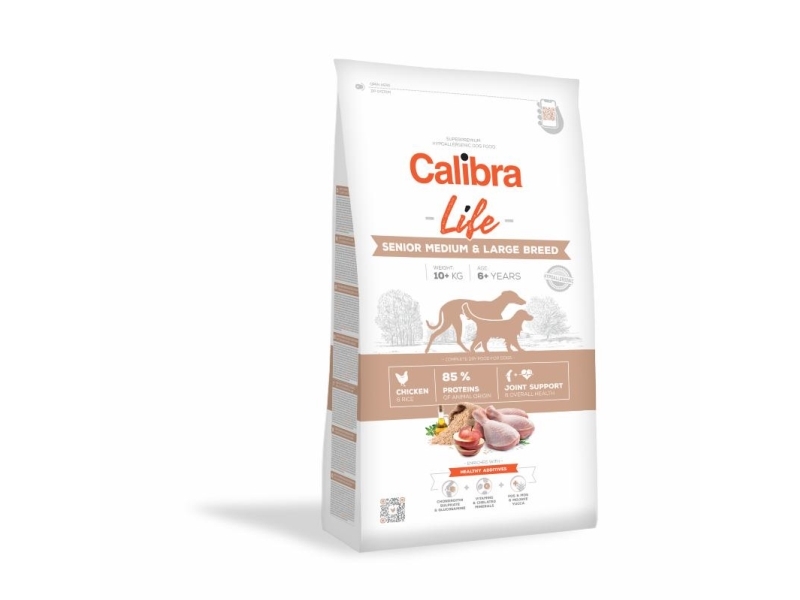 Calibra Dog Life Senior Medium&Large Chicken 12 Kg