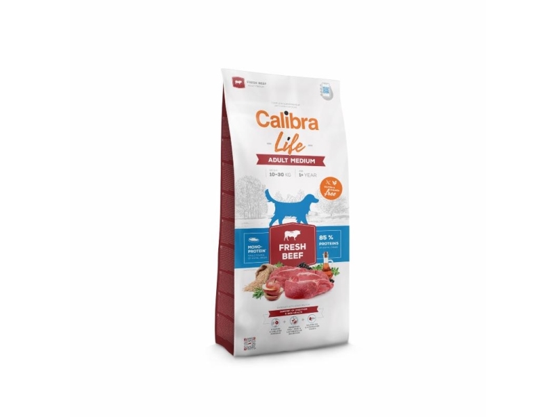 Calibra Dog Life Adult Medium Fresh Beef 2,5 Kg