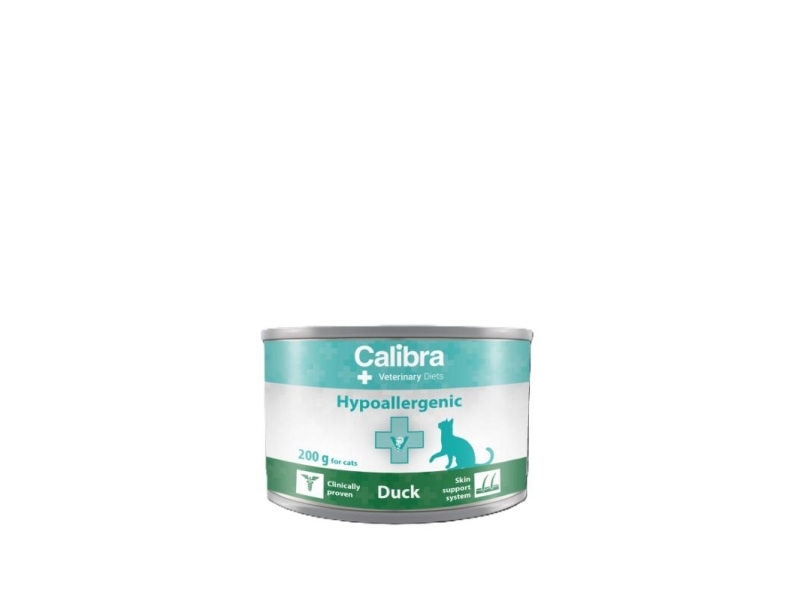 Calibra Vd Cat Can Hypoallergenic Duck 200 G